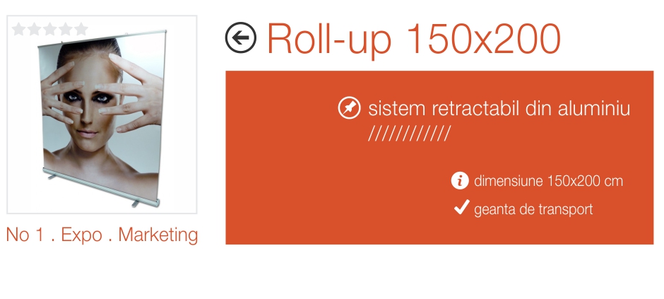 roll-up standard 150x200